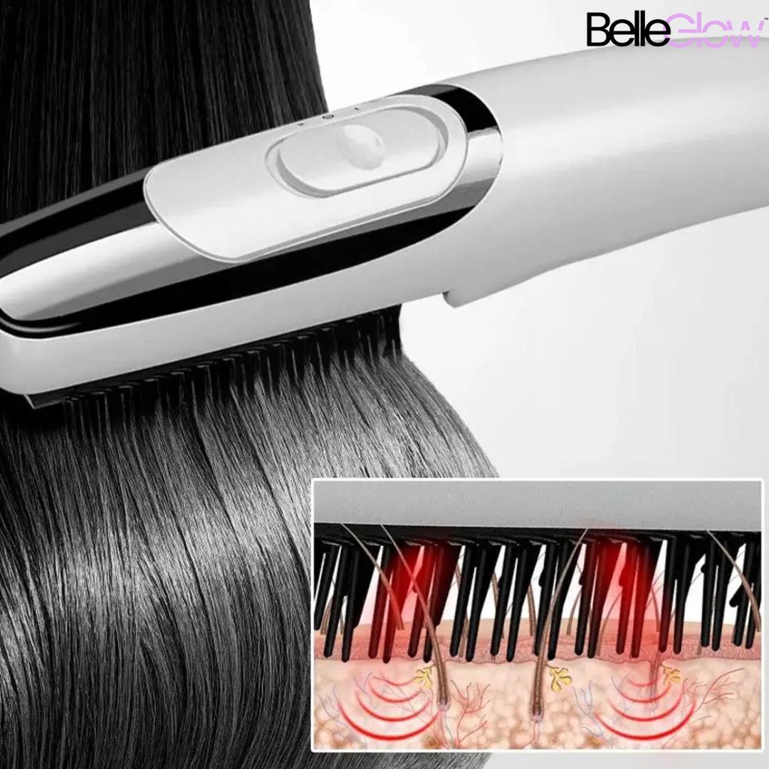 Cepillo Anticaída con luz infrarroja y vibración